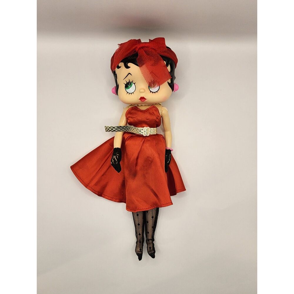 Vintage 1986 Betty Boop Doll Mary Toy KFS FS Hard Plastic 11in